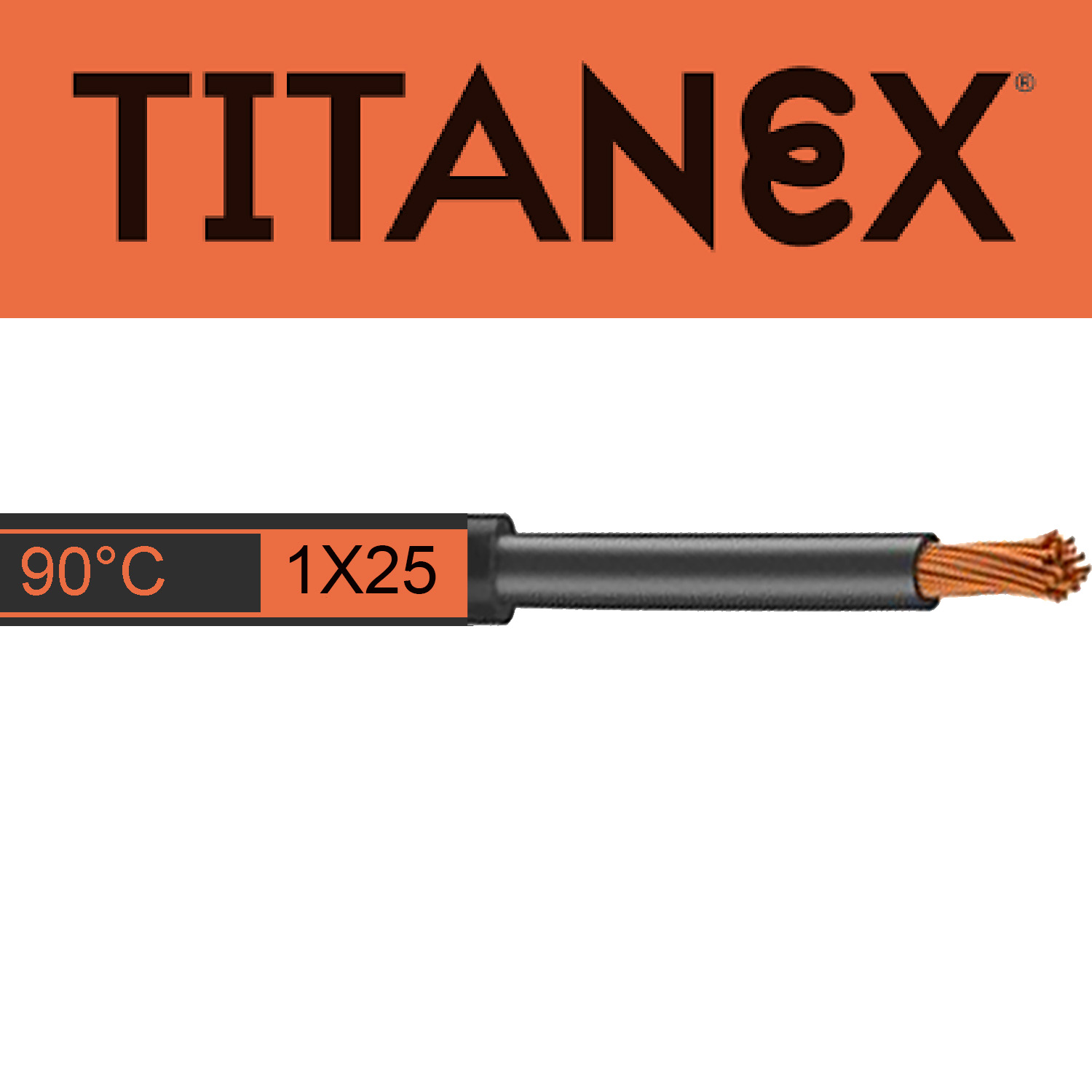 124189 H07RN-F TITANEX® 1 x 25 mm²