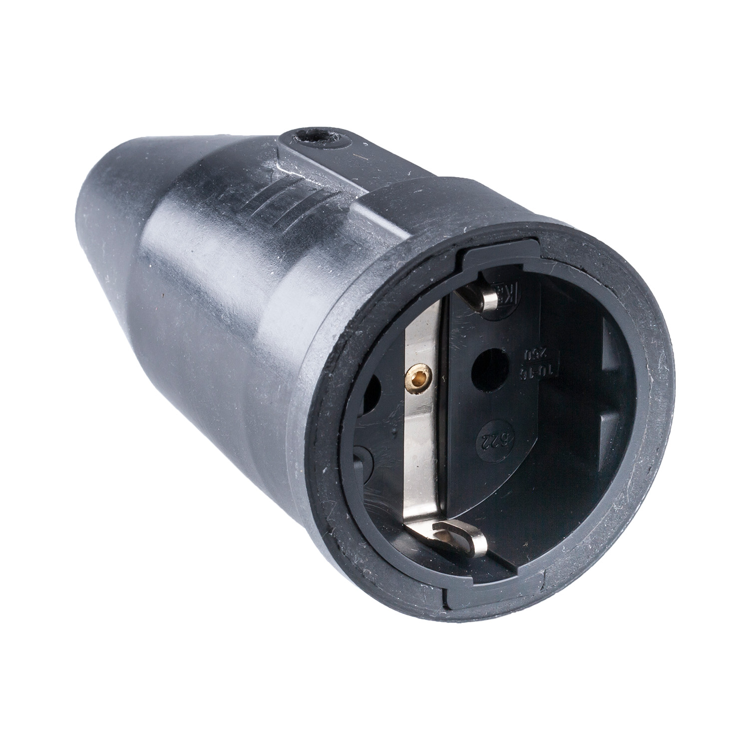 104460 Rubber koppelcontactstop 16A 250V~ randaarde
