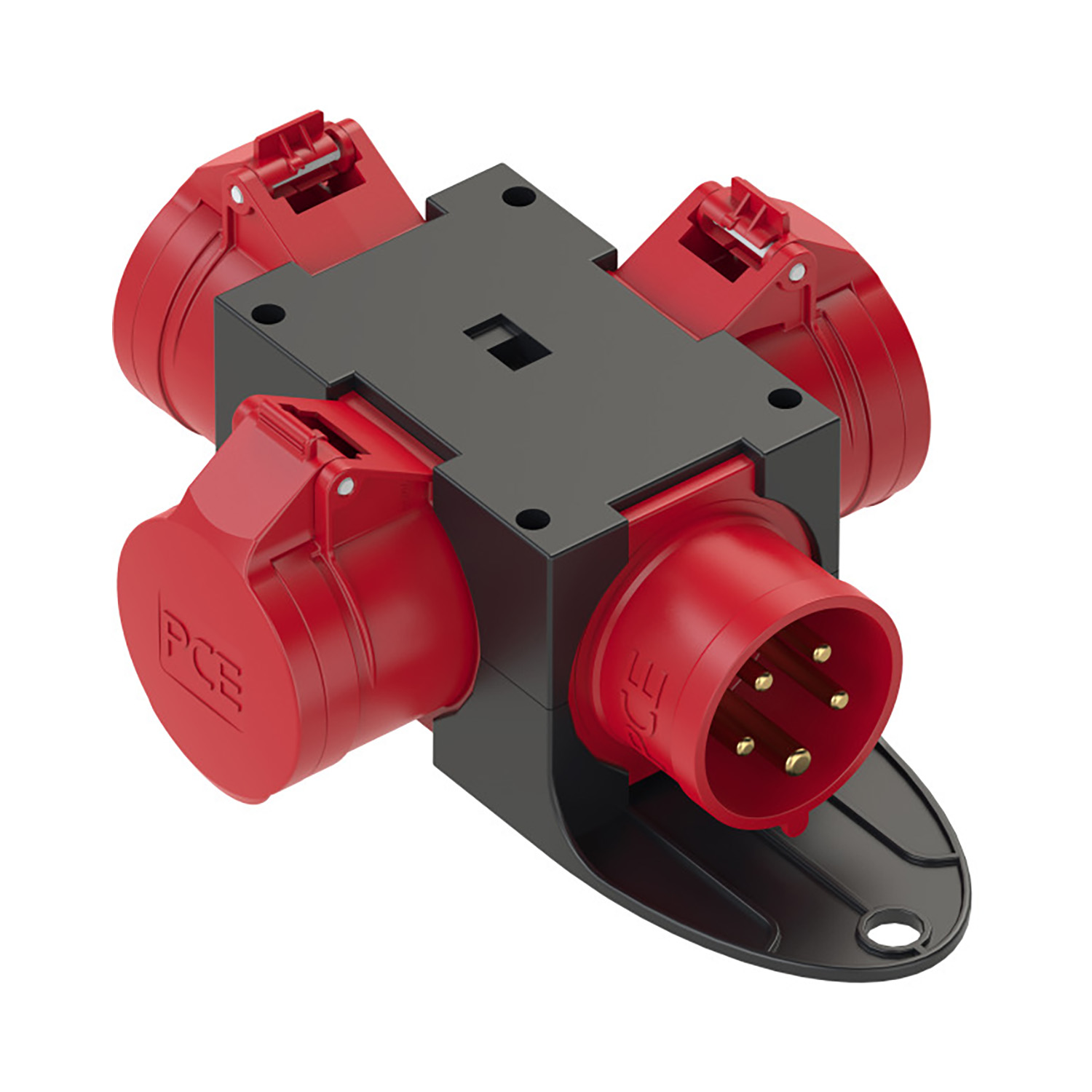 104198 St.Anton verdeler 3x16/5/400 onbeveiligd
IP44 In: tcd 16/5/400 6h rood