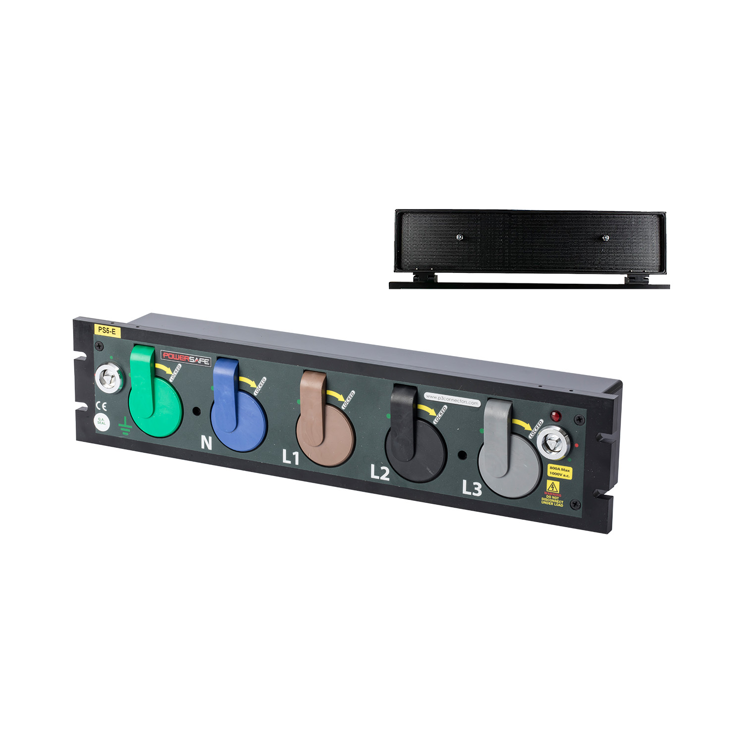 123020 Powersafe Box Europa Source 5p 108 mm met deksel Sequential box