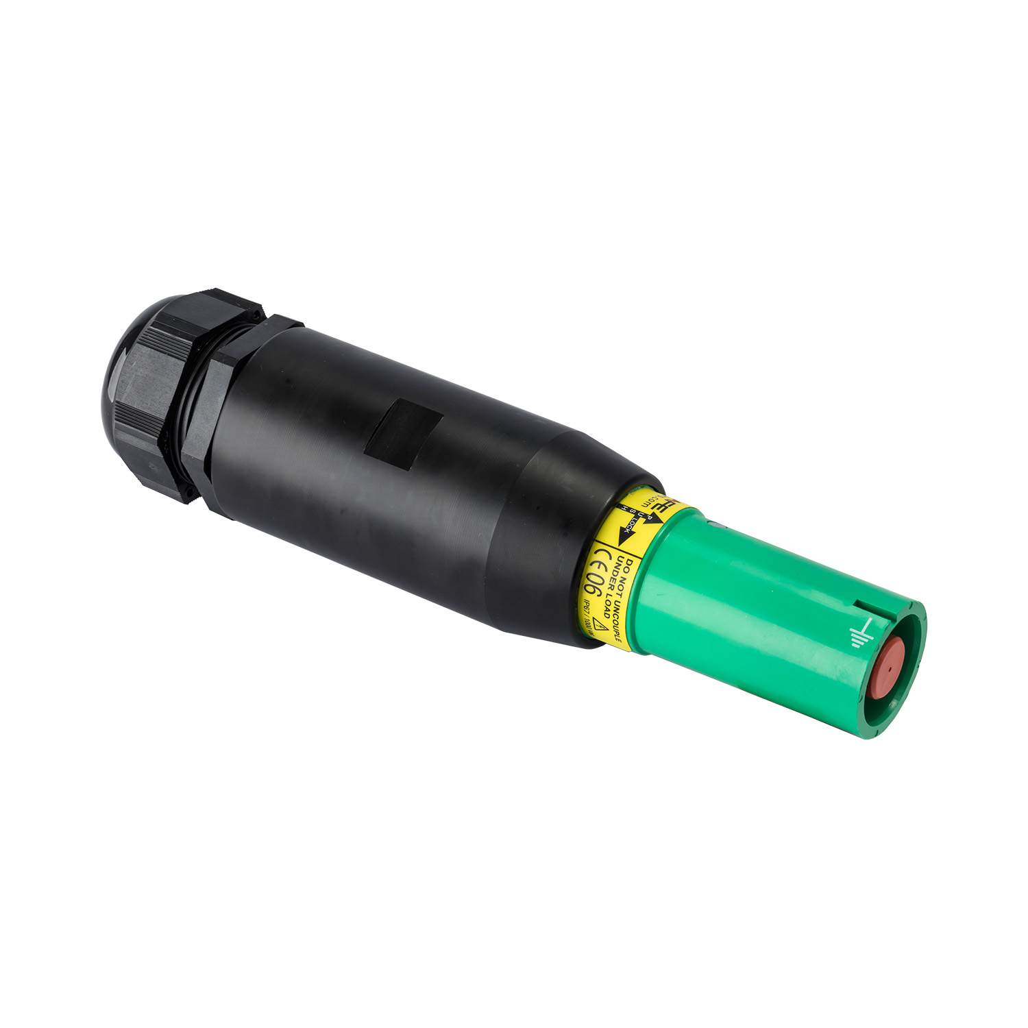 121822 Powersafe Line Source 500A E groen M12 M40B direct verbinden met kabelschoen M12 wartel M40B