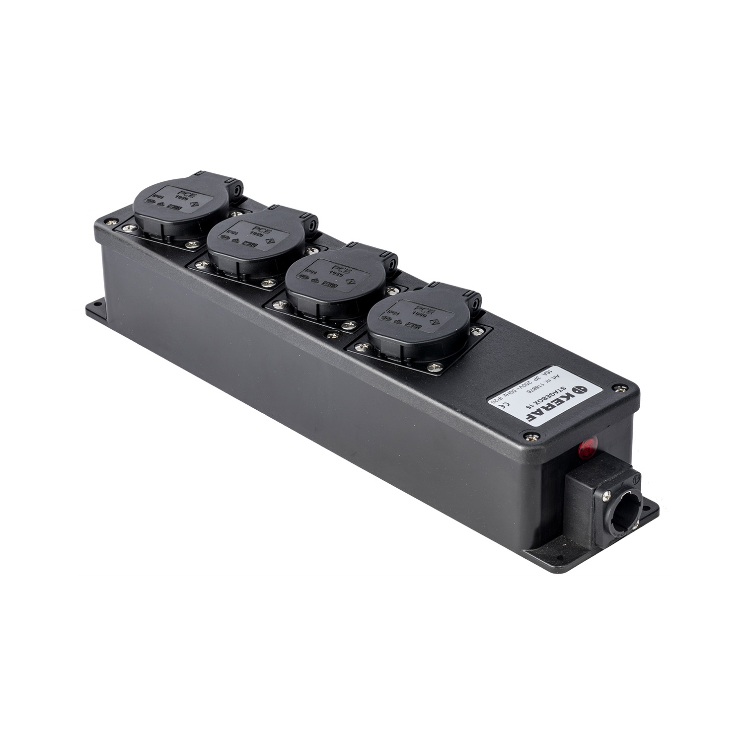 Stagebox PowerCONT >4-voudig mono doorlus TRUE1 TOP-in&-out LED zwart detail 21